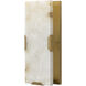 Rovira LED 8 inch Cream / Brushed Gold Sconce Wall Light